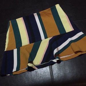 Zara Skirts - Zara Trafaluc Striped Flounce Ruffle Mini Skirt Zara Skirts - Zara Trafaluc Striped Flounce Ruffle Mini Skirt